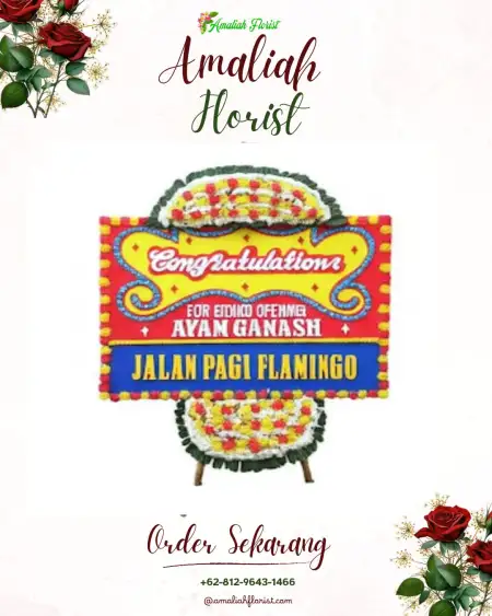 Sewa Papan Bunga Jamali